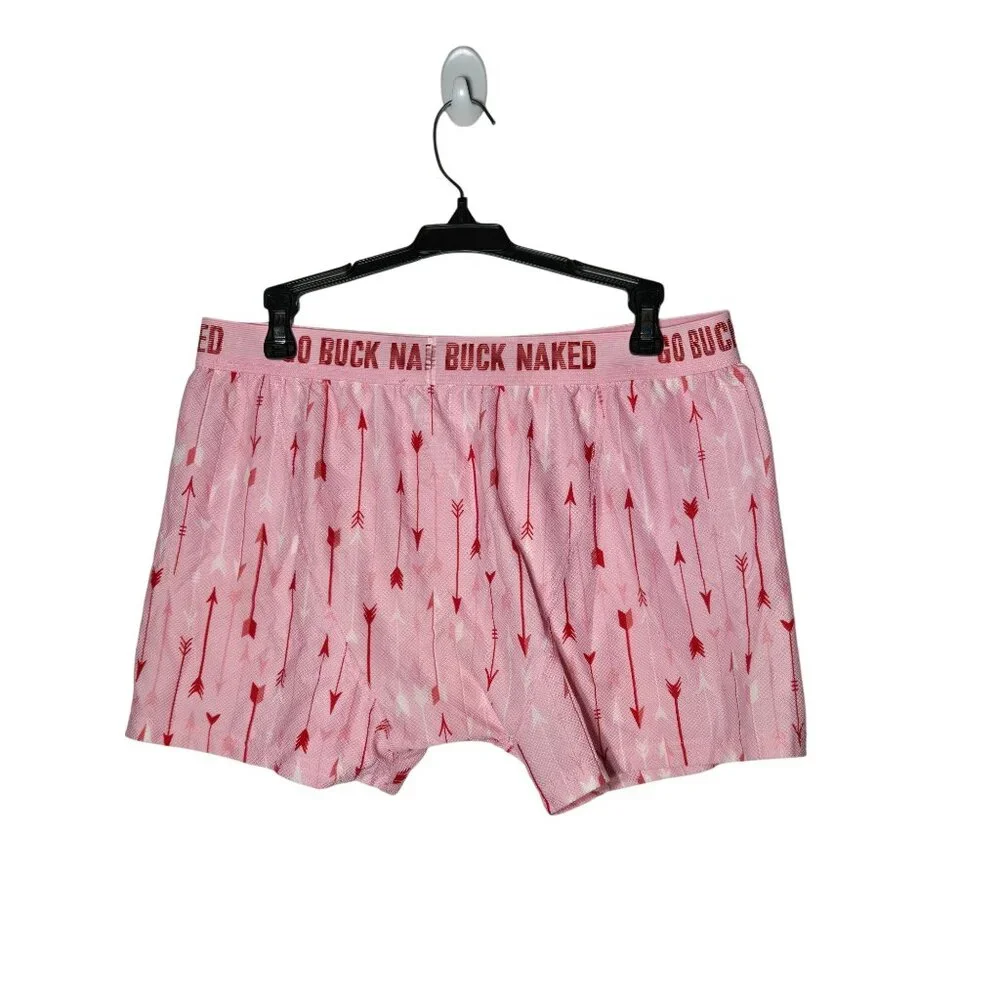Duluth Trading Go Buck Naked Arrow Print‎ Boxers Size XL Valentines Underwear